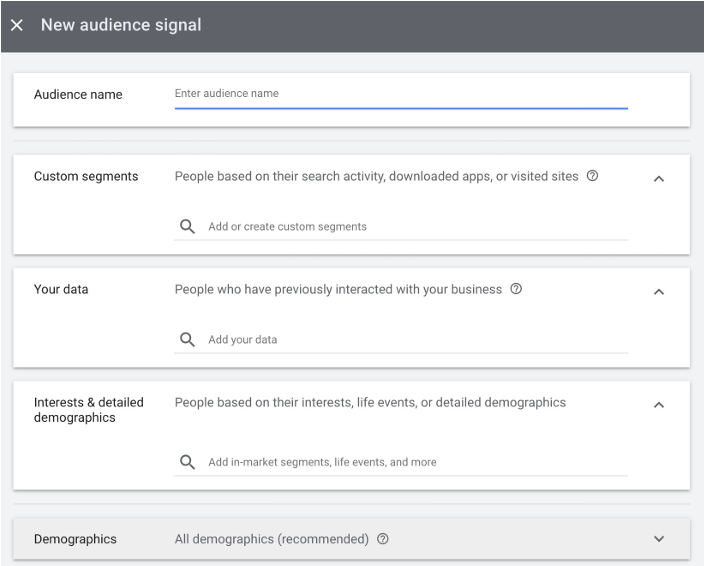 Add Your Audience